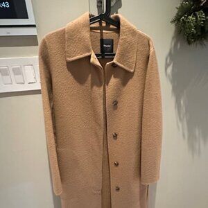 Theory Camel Long Peacoat